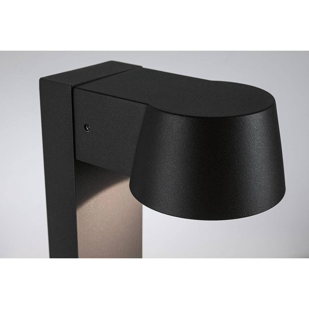 LED Pollerleuchte Capea Anthrazit Aluminium im Detailansicht mit modernem Design und edler Oberfläche.