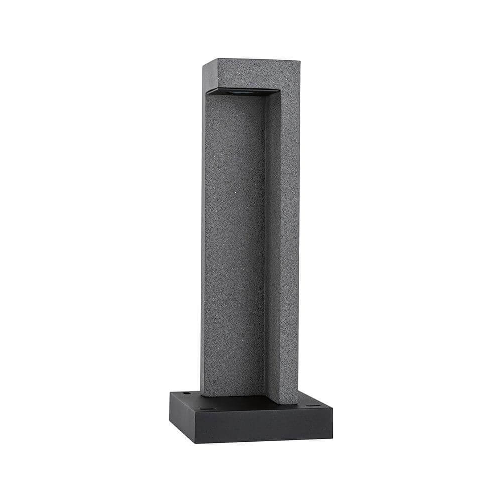 LED Pollerleuchte Concrea Schwarzer Sandstein Beton IP65