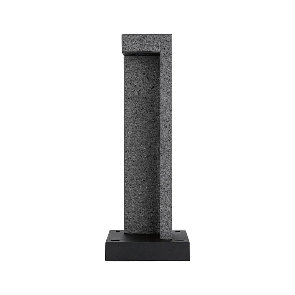 LED Pollerleuchte Concrea Schwarzer Sandstein Beton IP65