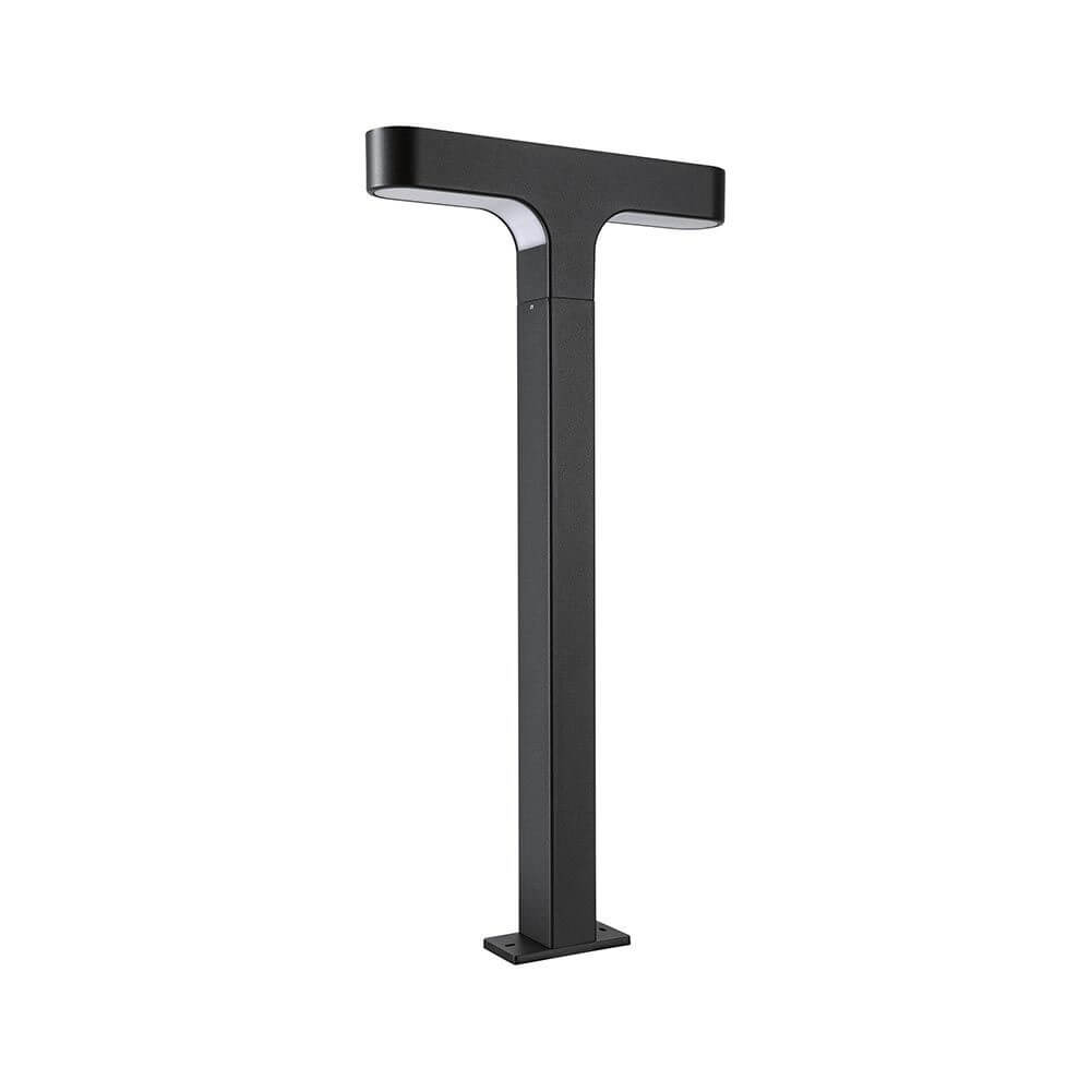 LED Pollerleuchte Dobla Anthrazit Aluminium - moderne Lichtquelle für Zuwegungen und Einfahrten