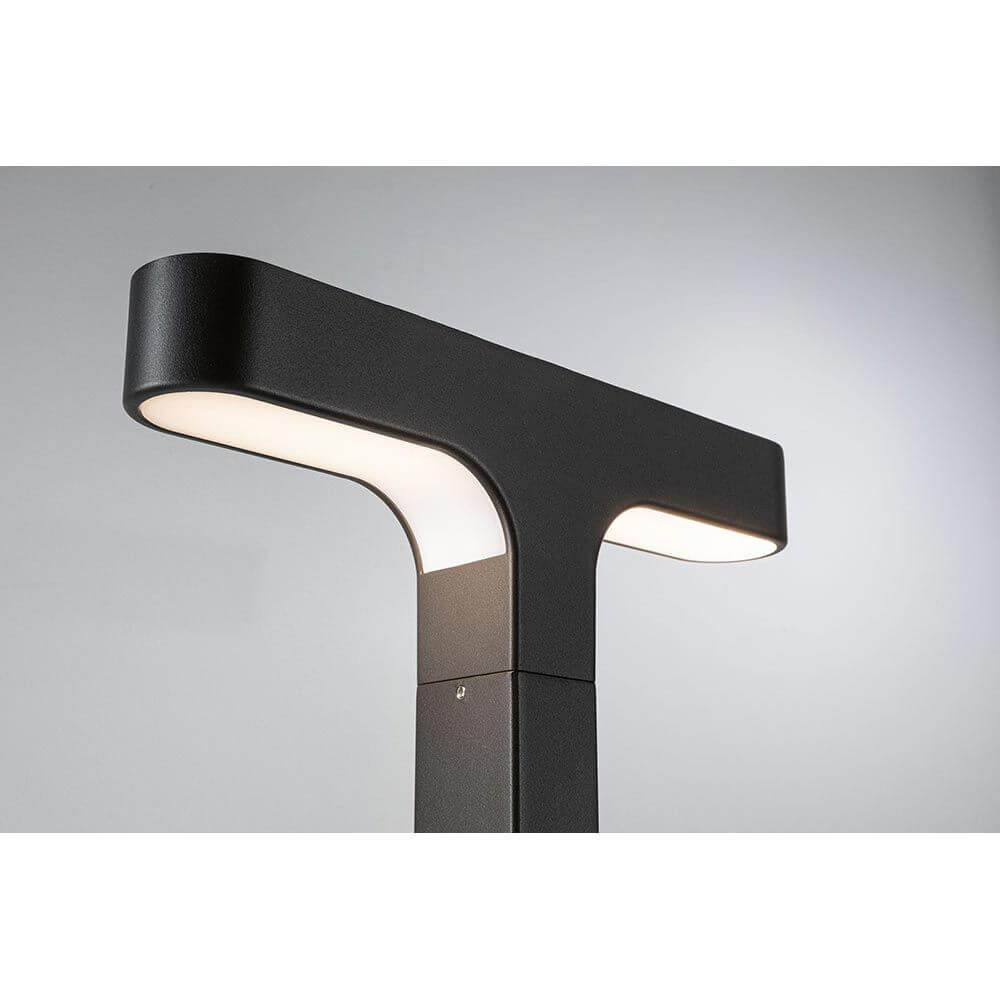 LED Pollerleuchte Dobla Anthrazit Aluminium - moderne, blendfreie Beleuchtung für Wege und Einfahrten