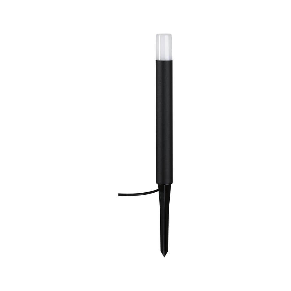 LED Pollerleuchte Flarea 40cm Schwarz Metall IP65 mit blendfreiem Licht für Zuwegungen und Einfahrten
