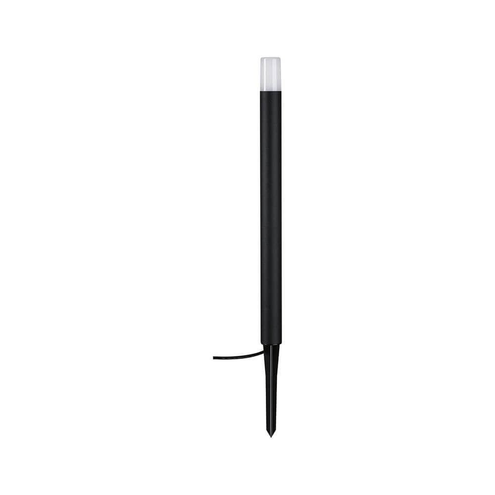 LED Weg- & Pollerleuchte Flarea 60cm Schwarz IP65 mit blendfreiem Licht und rostreduzierendem Design.