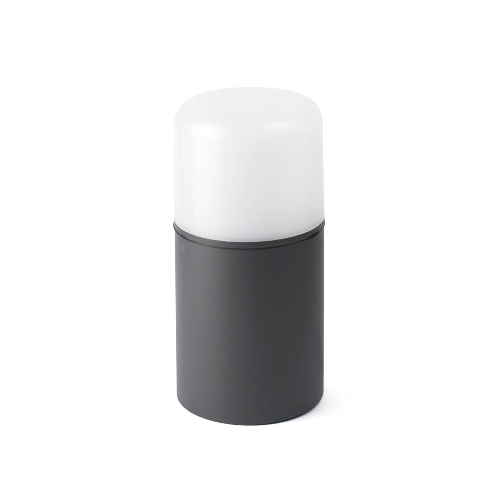 LED Pollerleuchte MUGA IP65 Dunkelgrau mit modernem Design in dunkler Farbe