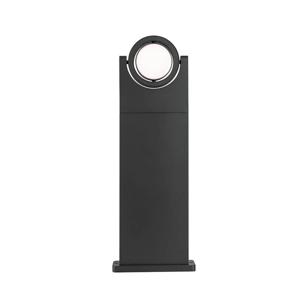 LED Pollerleuchte Swivea Anthrazit in modernem Design zur Ausleuchtung von Wegen.