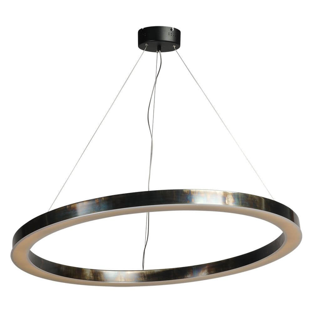 LED Ring-Hängelampe Esmee Ø 100cm Gunmetal