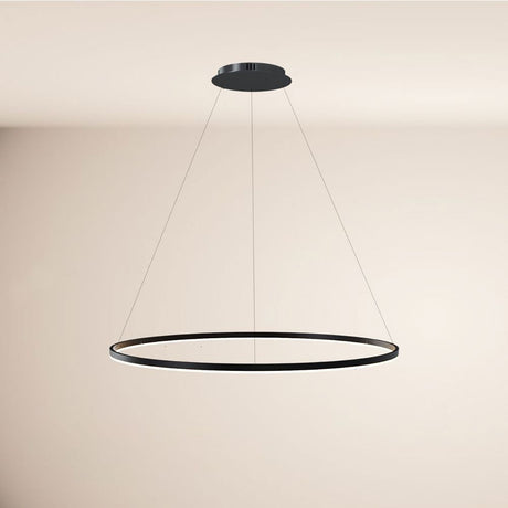 s.luce Candeeiro suspenso de anel LED Ø 120cm