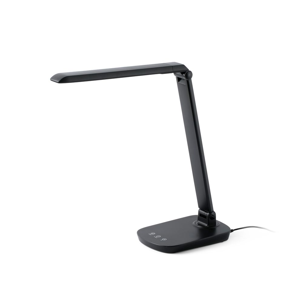 LED Schreibtischleuchte ANOUK 4000K Schwarz in modernem Design und flexibler Armhöhe.