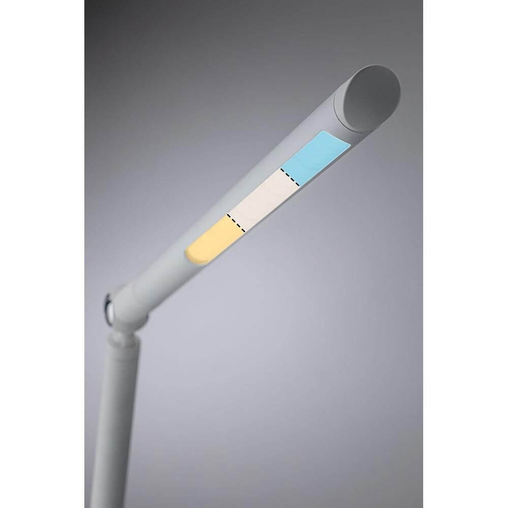 LED Schreibtischleuchte FlexBar in Weiß mit Touchdimmer und drei Lichtfarben für individuelles Licht.