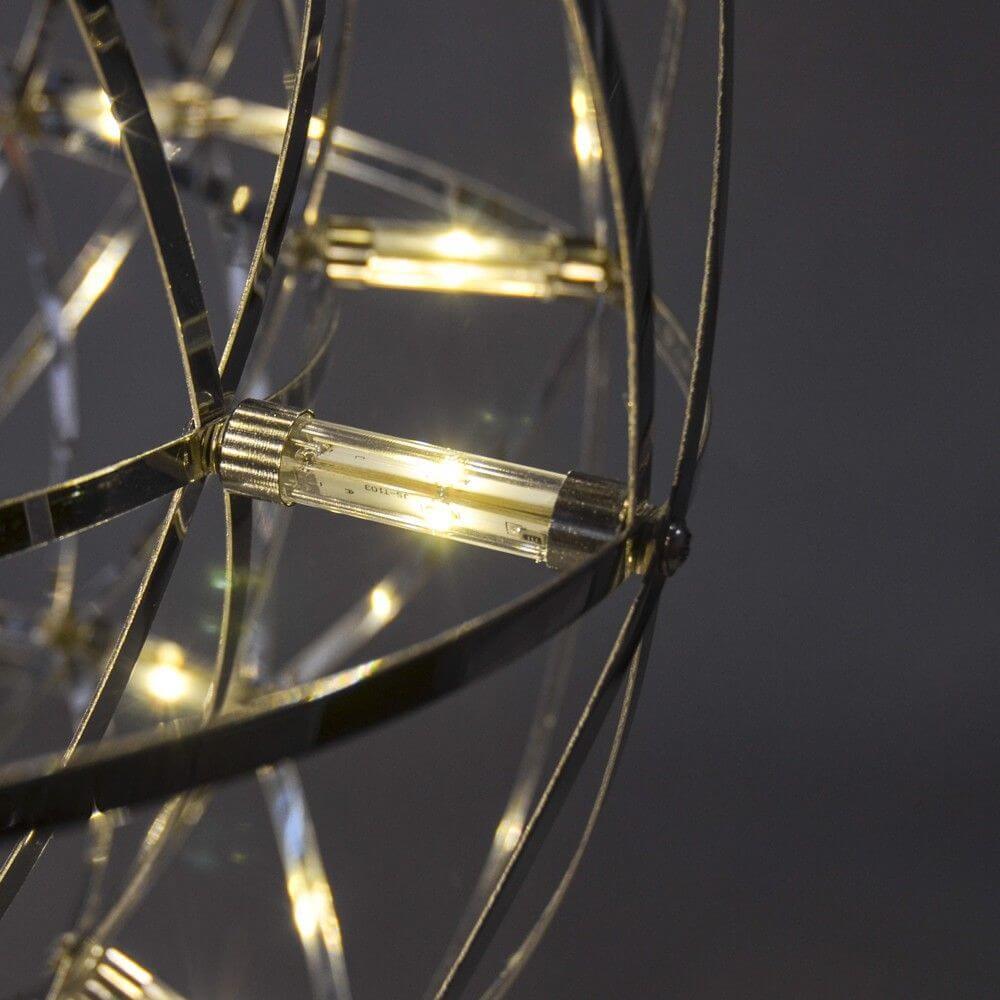 s.luce LED Soffitte für Atom Warmweiß 3000K 27lm 0,3W - nahaufnahme der leuchtmittel in eleganter aufhängung