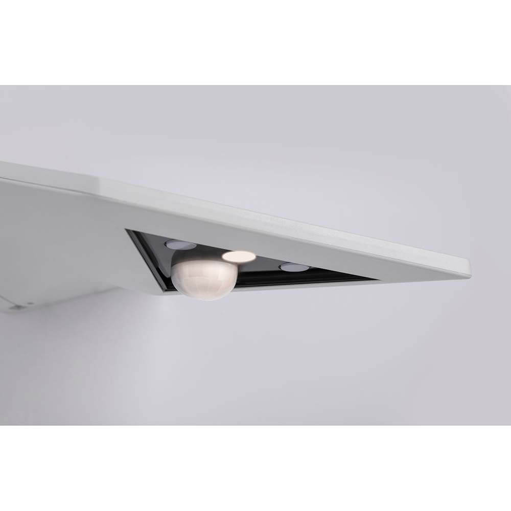 LED Solar Sensor-Wandleuchte Yoko IP44 3000K Weiß