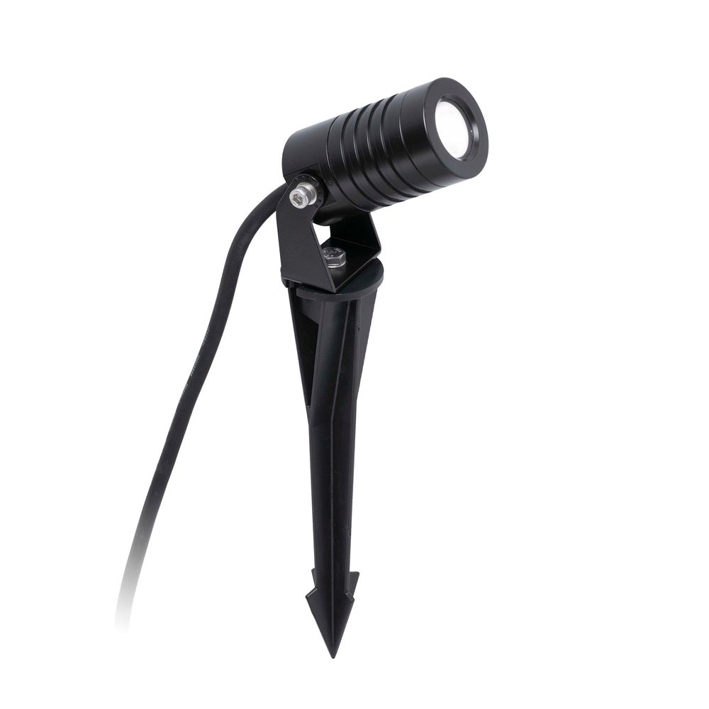 LED Spießstrahler BALDER 3000K IP67 Schwarz