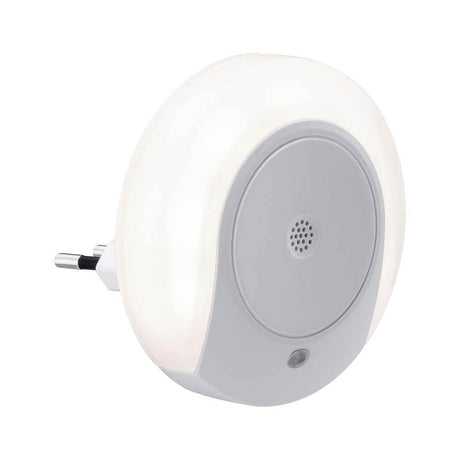 LED Stecker-Nachtlicht Horby mit Sound-Sensor 3000K Weiß - warmweißes Licht für Schlaf- und Kinderzimmer.