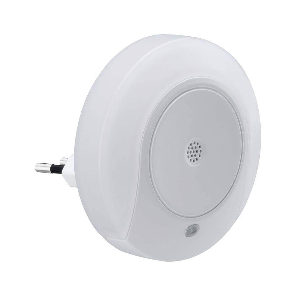 LED Stecker-Nachtlicht Horby mit Geräuschsensor und warmweißem Licht, ideal für Dunkelheit und Orientierung.