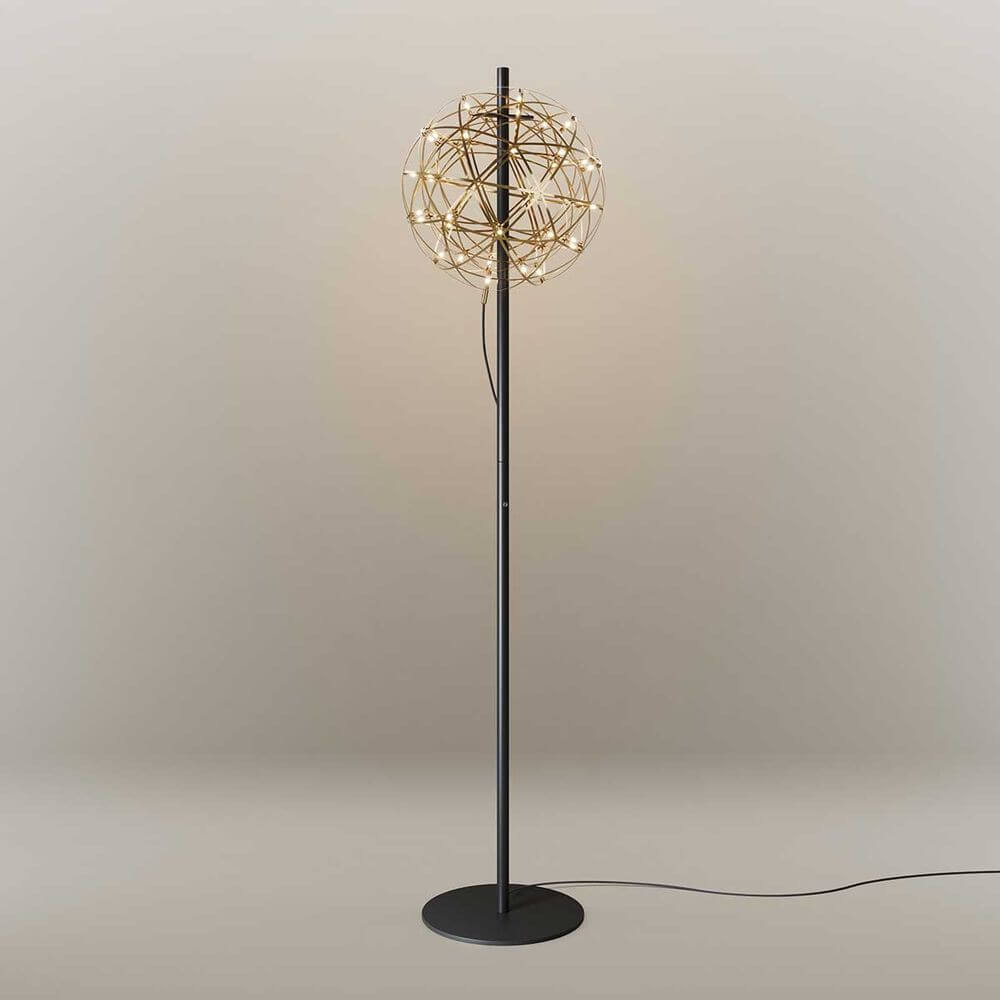 s.luce Atom metal LED floor lamp with touch dimmer