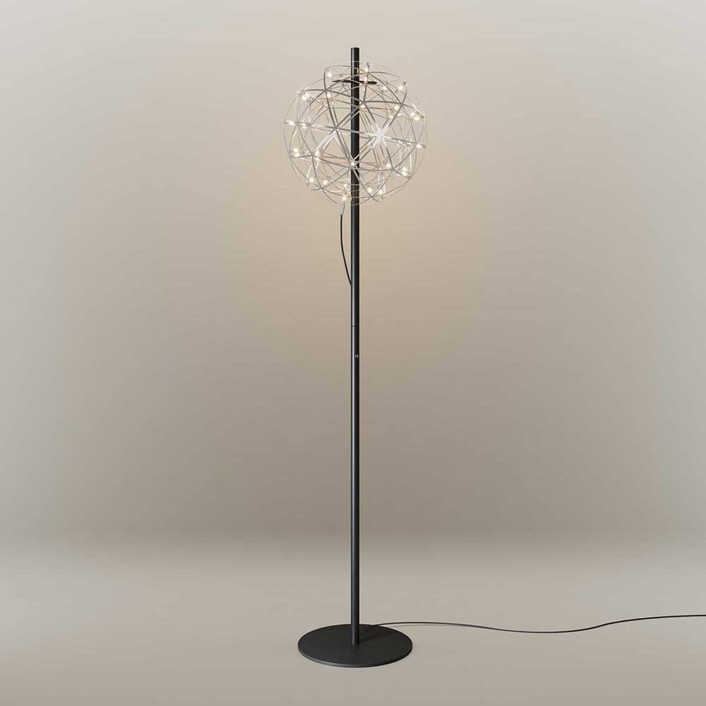 s.luce Atom metal LED floor lamp with touch dimmer