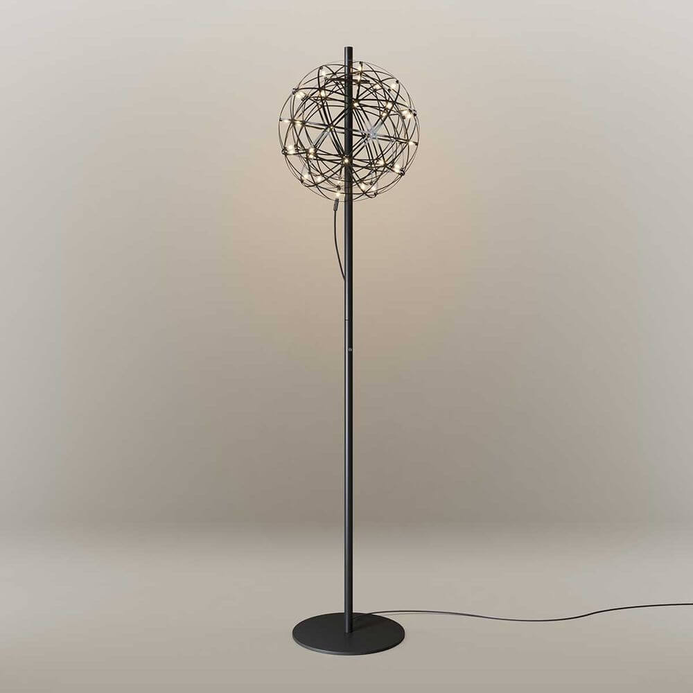 s.luce Atom metal LED floor lamp with touch dimmer