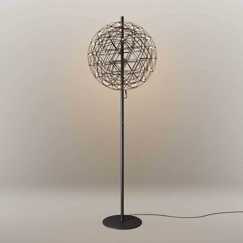s.luce Atom metal LED floor lamp with touch dimmer