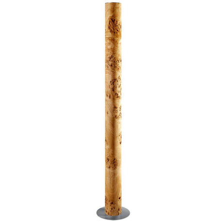 LED-gulvlampe Stein Columna 160 cm poppel i trefiner, elegant lampestil for ethvert hjem.