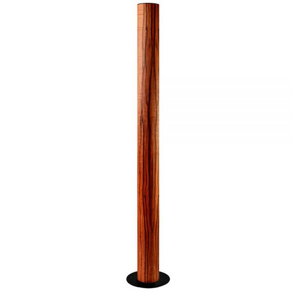 LED Stehleuchte Stein Columna 160cm Apfel aus Holzfurnier, elegantes Design für stilvolle Beleuchtung.