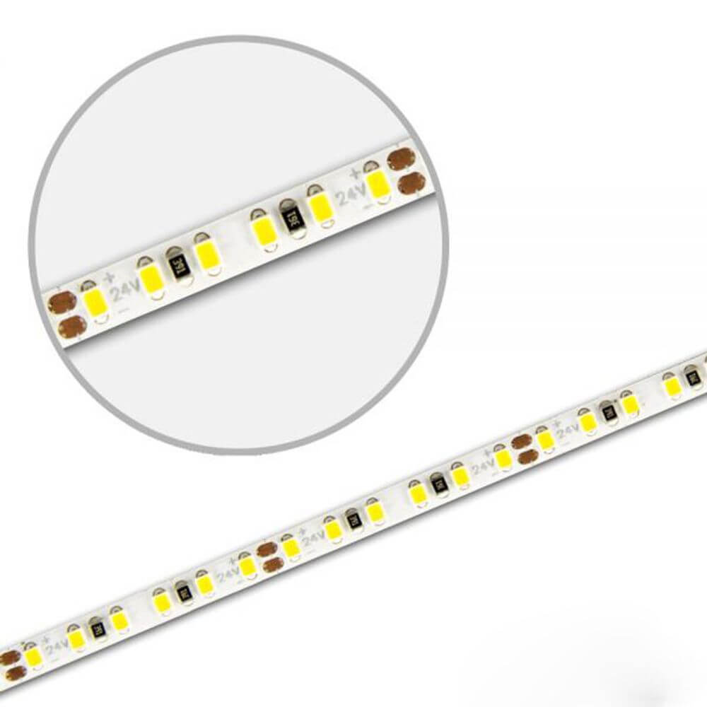 LED Strip Micro Linear 5m mit homogener Lichtlinie, 4600lm, 24V Neutralweiß, ideal für Dimmcontrolle.
