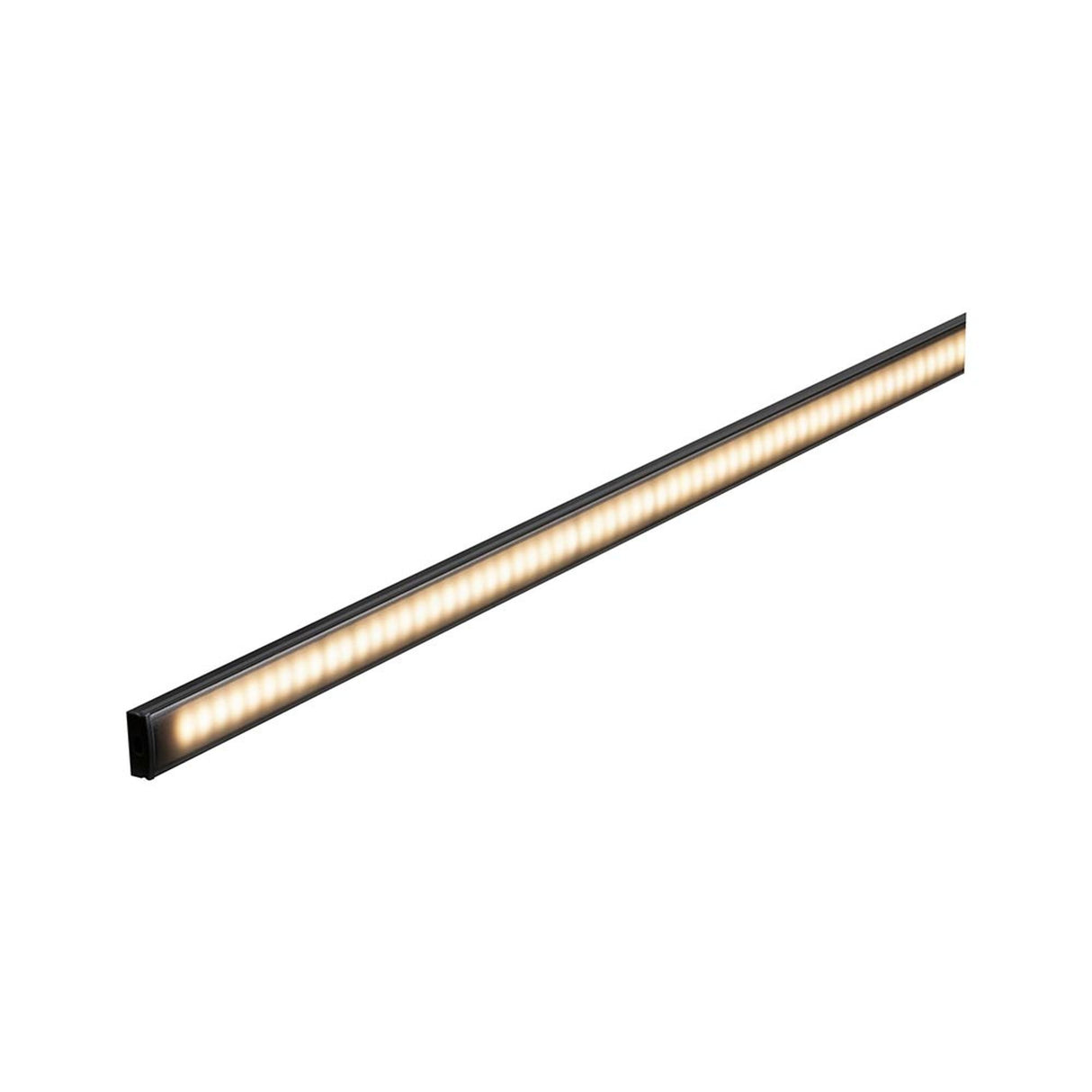 LED Strip Profil Base Schwarzer Diffusor 1m Schwarz