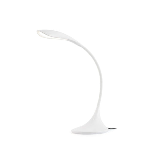 LED Tisch-Leseleuchte OTTO 5,5W Weiß in elegantem Design, ideal für Lesen und Arbeiten.
