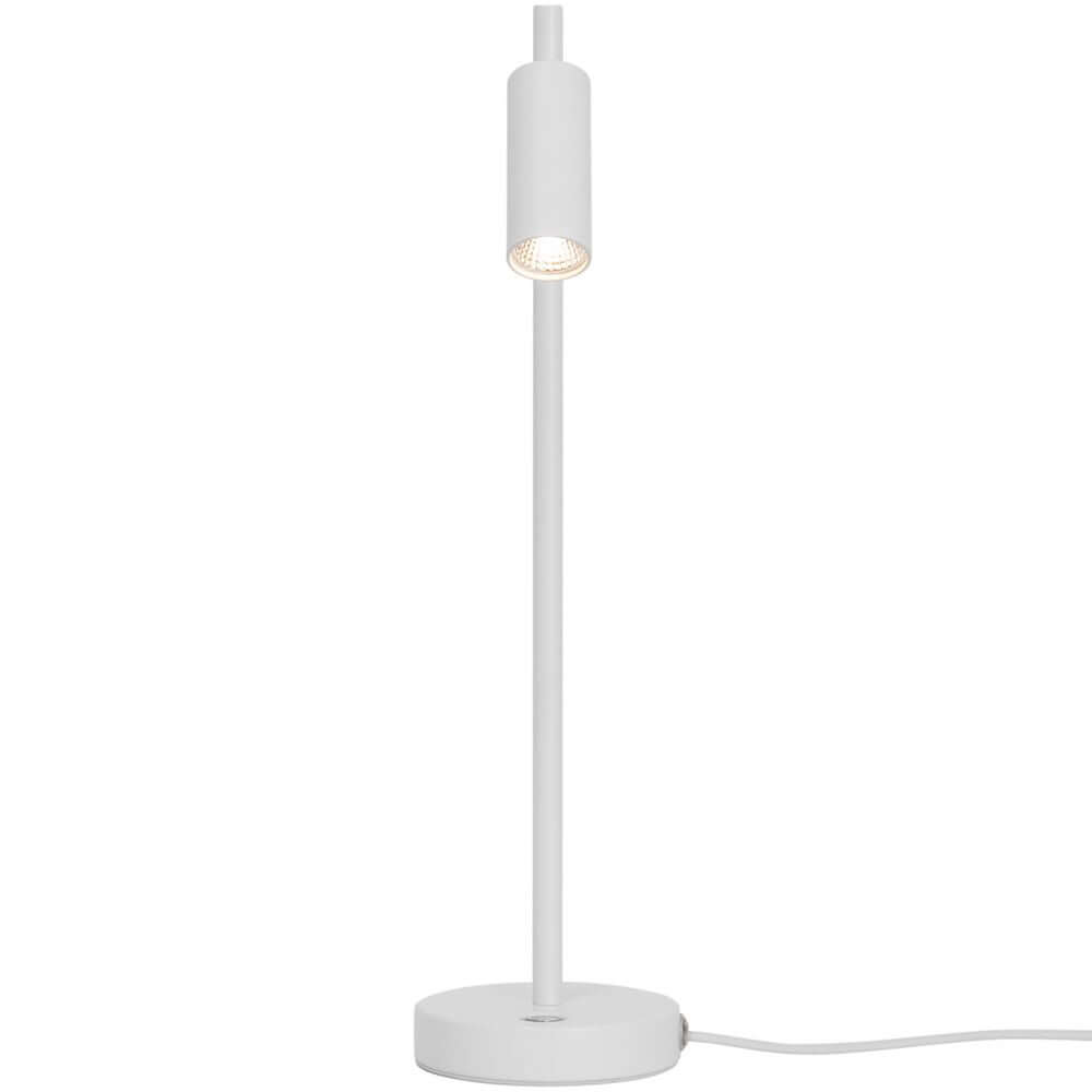 LED Tischlampe Omari in minimalistischen, klaren nordischen Linien mit Touch-Schalter und Dimmer.