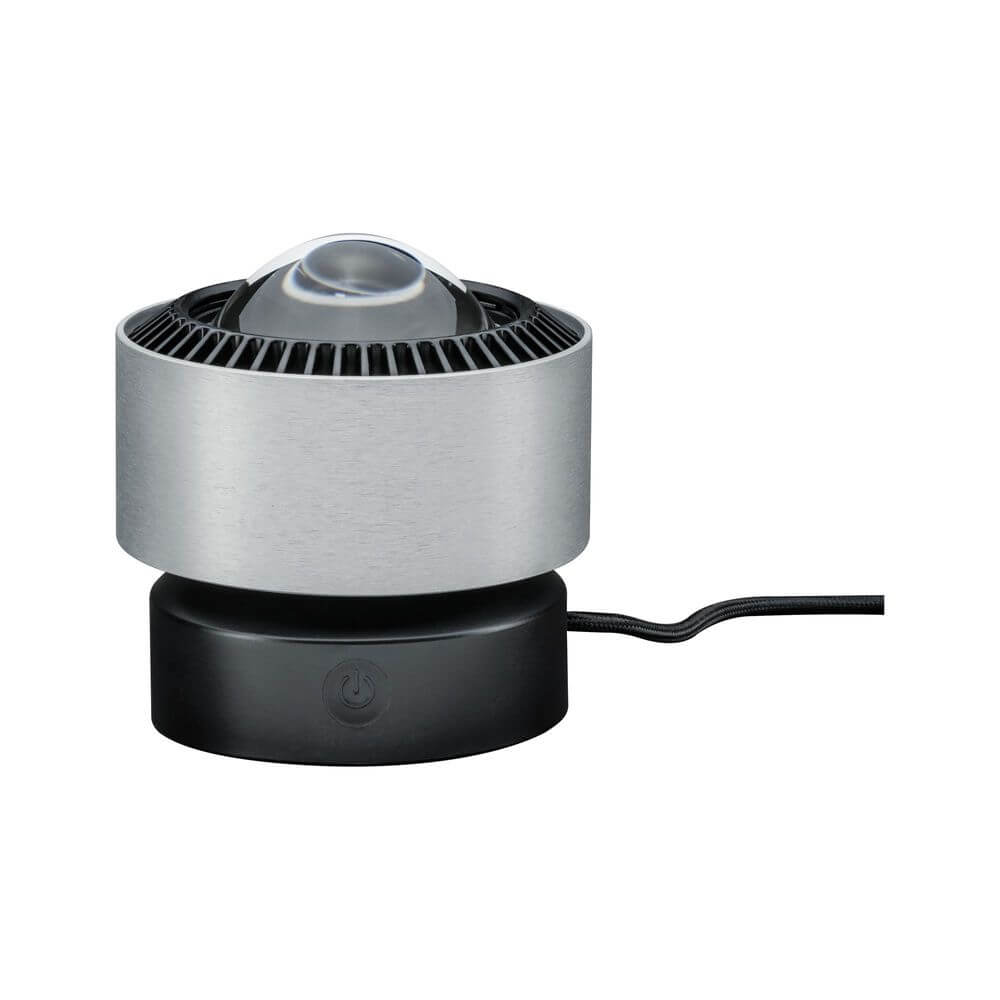 LED Tischleuchte Aldan 3, 5W mit kippbarem Fuß und Mehrstufen-Touchdimmer für warmweißes Licht.