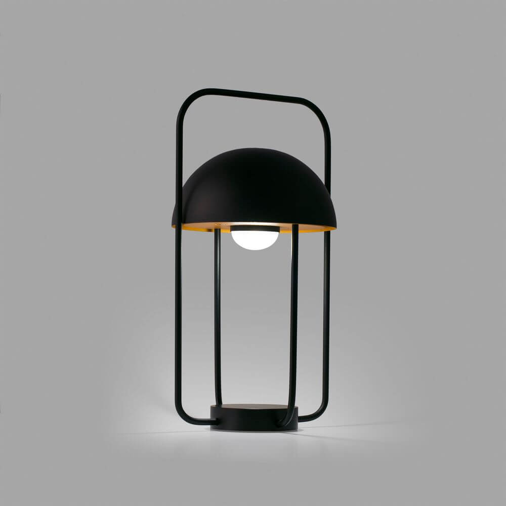 LED-bordlampe JELLYFISH 3W 2700K svart i moderne, minimalistisk design.