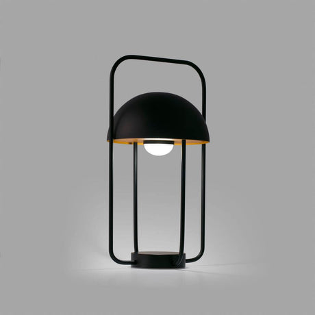 LED Tischleuchte JELLYFISH 3W 2700K Schwarz in modernem, minimalistischem Design.
