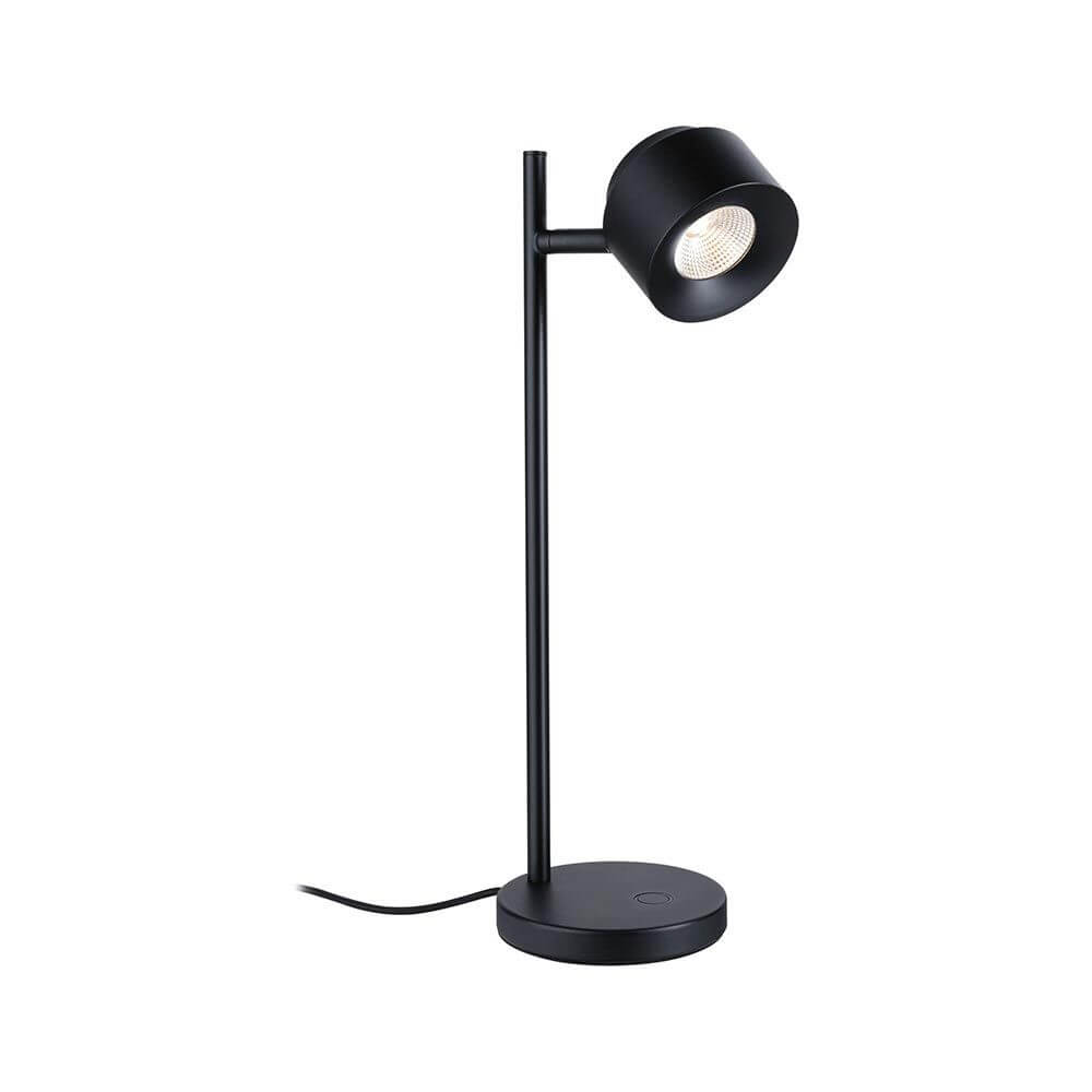 LED Tischleuchte Puric Pane Touch-Dimmer Schwarz in modernem Design und effizienter Lichtstimmung.