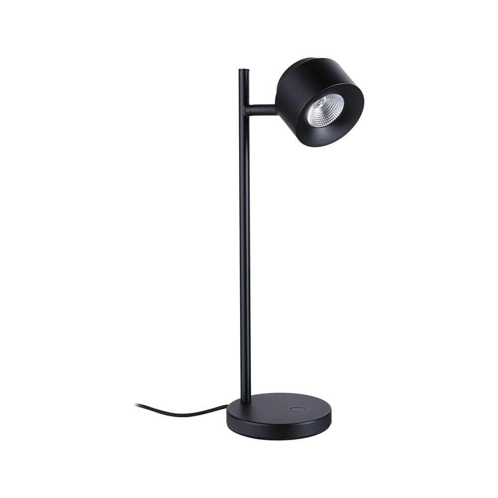 LED Tischleuchte Puric Pane Touch-Dimmer Schwarz mit modernem Design und dimmbarer Lichtsteuerung.