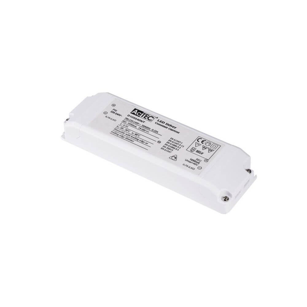 LED Treiber 40W 1050mA Dimmbar - Dimmbarer LED-Treiber für Konstantstrom von 0-40 Watt.