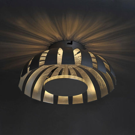 LED Applique et plafonnier Flare M couleur argent avec design élégant et lumière chaude.