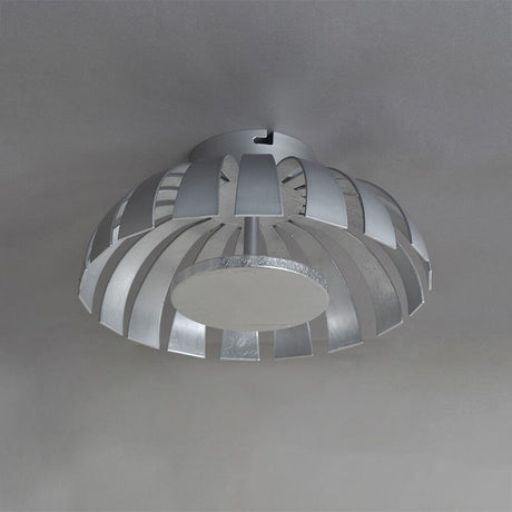 LED Applique et plafonnier Flare S couleur argent au design moderne et élégant en tant que plafonnier.