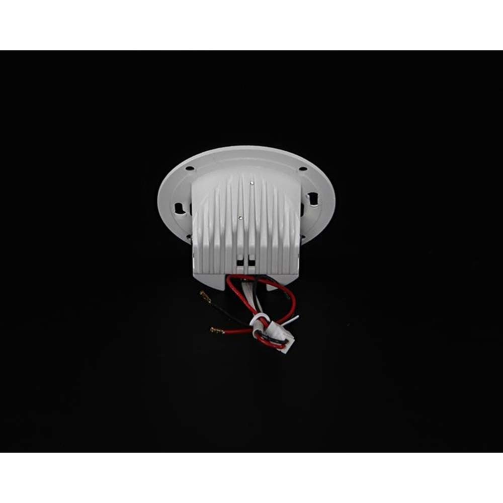 LED-Wandeinbaustrahler Steps 230lm Modul für 68mm Dose (Base) Rückansicht mit Kabeln und Abdeckung.