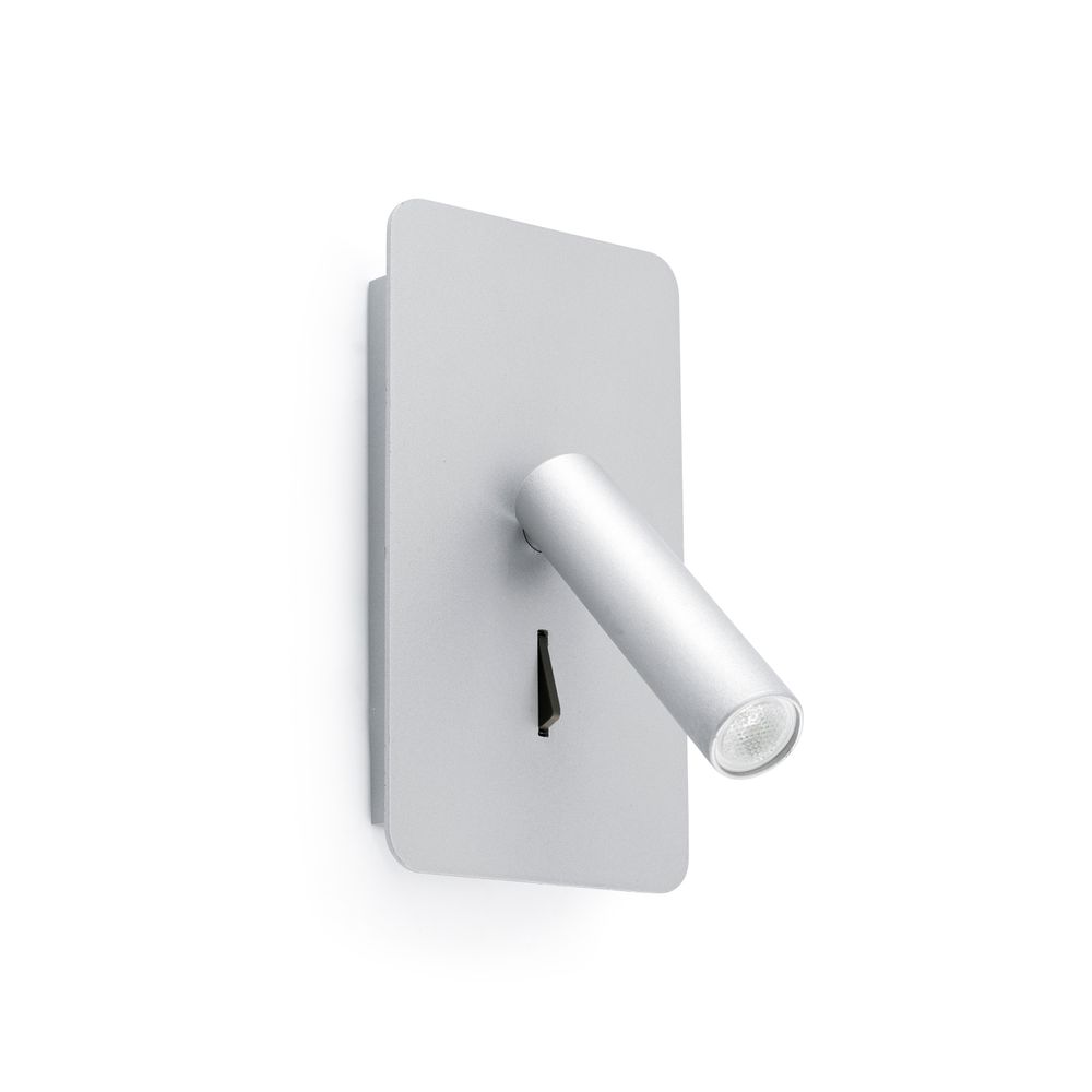 LED Wandlampe SUA 3W 3000K Grau - moderne Wandbeleuchtung in elegantem Grau.