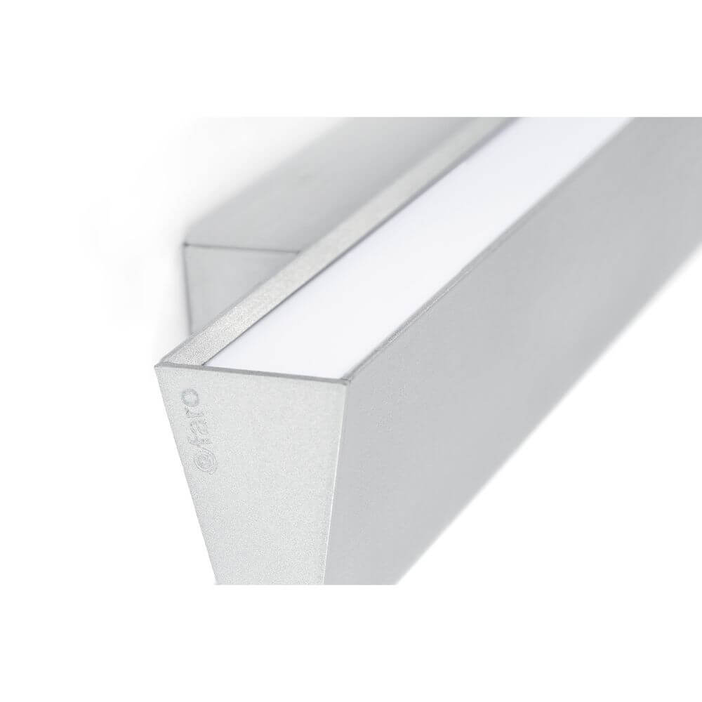 LED Wandleuchte CONIK 3000K 800lm Aluminium in modernem Design aus Aluminium mit weißem Licht.
