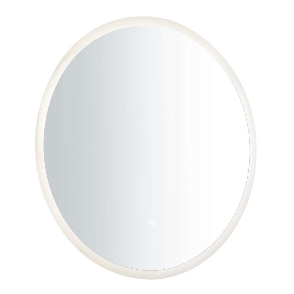 LED Wandleuchte Dovina 60 IP44 - eleganter runder Badezimmerspiegel mit Touch-Schalter