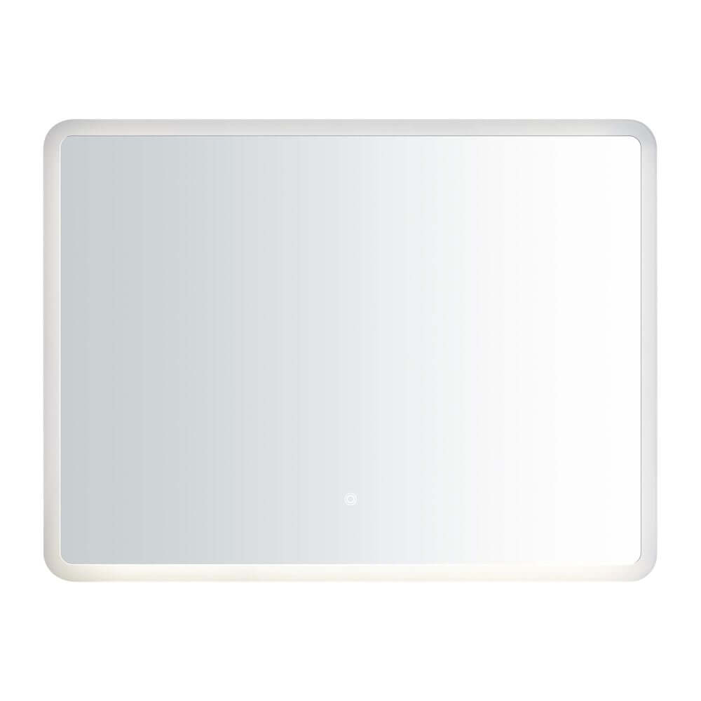 LED Wandleuchte Dovina 60x80 IP44, eleganter Badezimmer-Spiegel mit schönem Gegenlichteffekt.