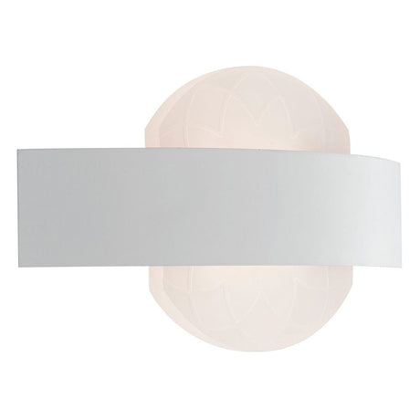 LED Wandleuchte Himalaya Weiß mit elegantem Design und neutralweißem Licht.