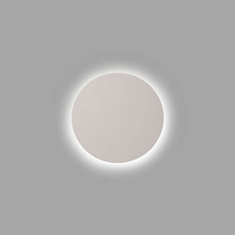 LED LUNA wall light 5W 2700K white in a round shape, modern lighting for a pleasant living ambience.