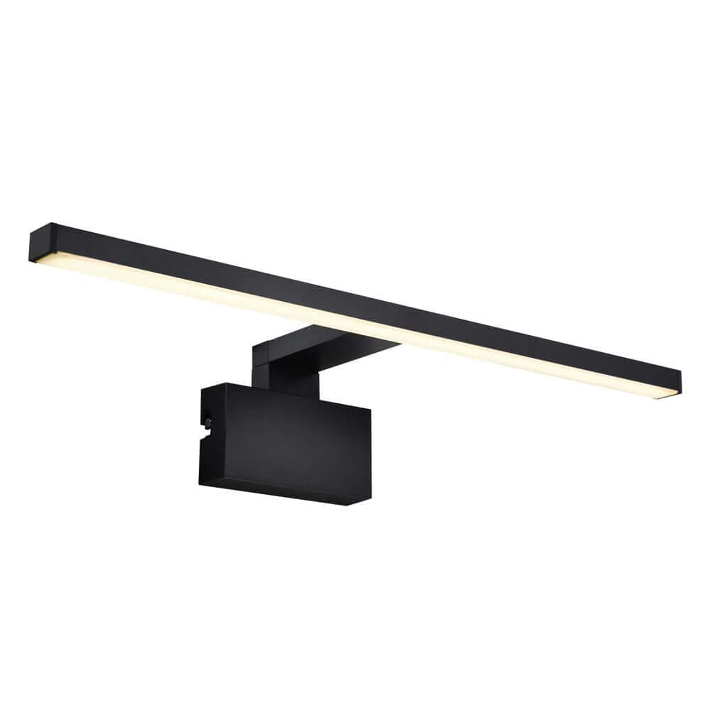 LED Wandleuchte Marlee 3000K IP44 in schlankem, rechteckigem Design für Badezimmerbeleuchtung.