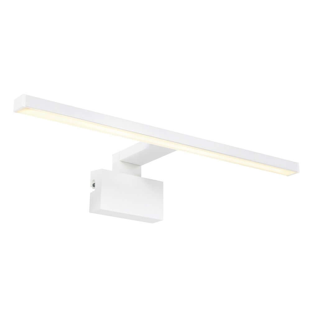 LED Wandleuchte Marlee 3000K IP44 in elegantem, rechteckigem Design für Badezimmer und Feuchträume.