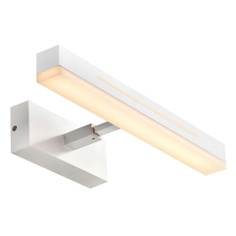LED Wandleuchte Otis 40 IP44 weiße Badezimmer-Wandleuchte mit Moodmaker™ und flexibler Montage