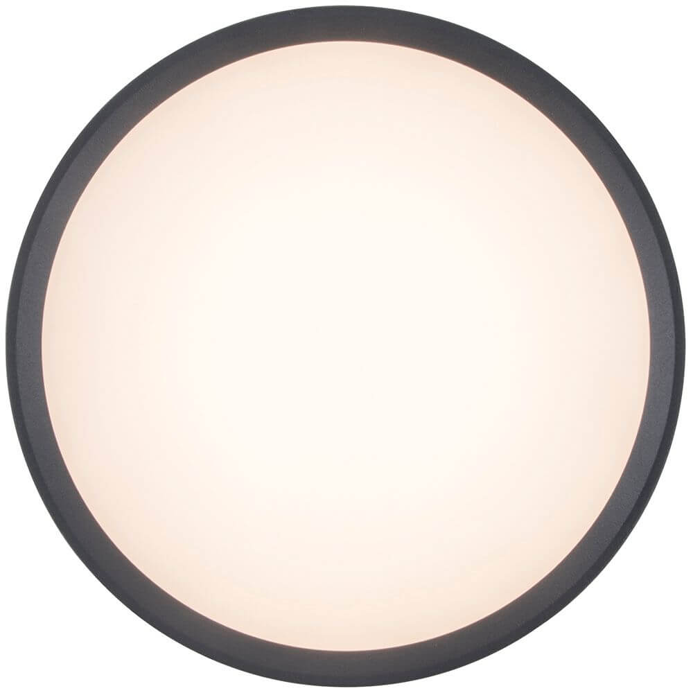 LED-Wandleuchte Rola Ø 18,3cm in runder Form, ideal für moderne Innenräume.