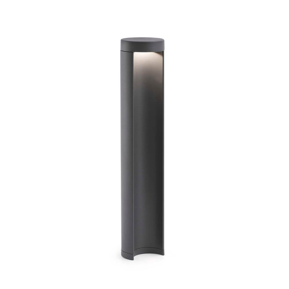 LED Wegelampe CHANDRA 7W 3000K IP54 Dunkelgrau in modernem Design, ideal für Außenbereiche.