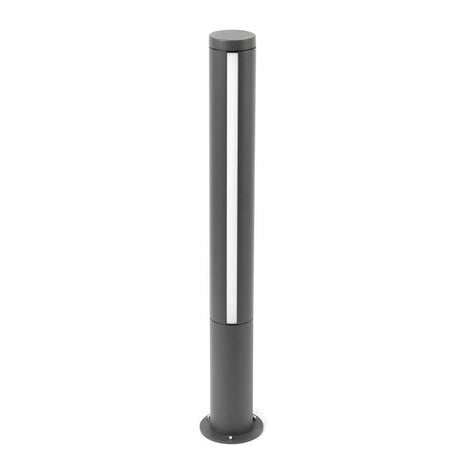 LED Lampadaire de chemin GROP-1 75 cm IP54 gris foncé - lampadaire de chemin moderne pour les espaces extérieurs dans un élégant gris foncé.