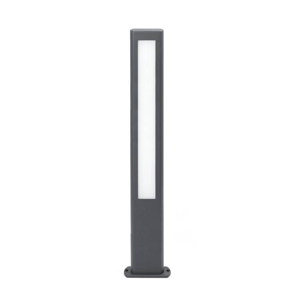 LED ganglampe NANDA 80 cm IP54 mørkegrå, stilren hagebelysning til utendørs bruk.